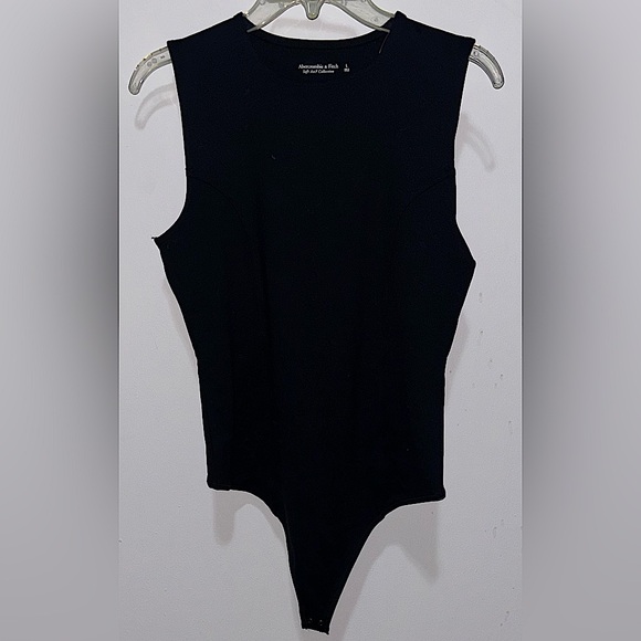 Abercrombie & Fitch Soft A & F Collection Black Seamless Bodysuit - Picture 1 of 3